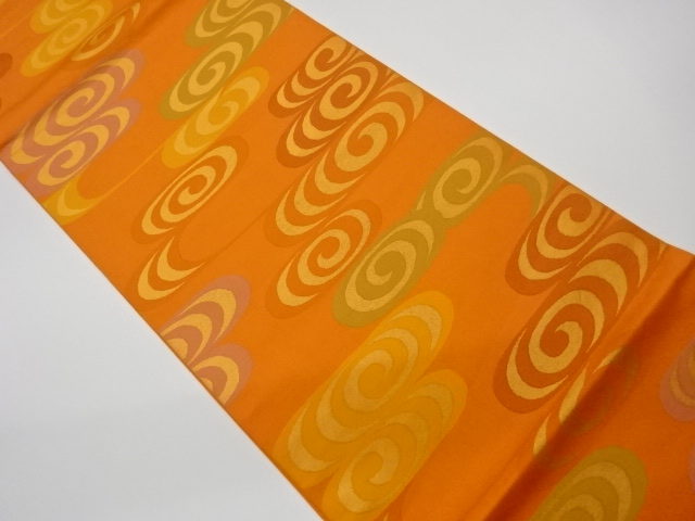 JAPANESE KIMONO / VINTAGE FUKURO OBI / WOVEN STREAM